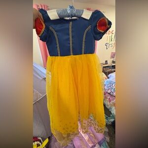 Snow White Blue and Yellow Princess Costume